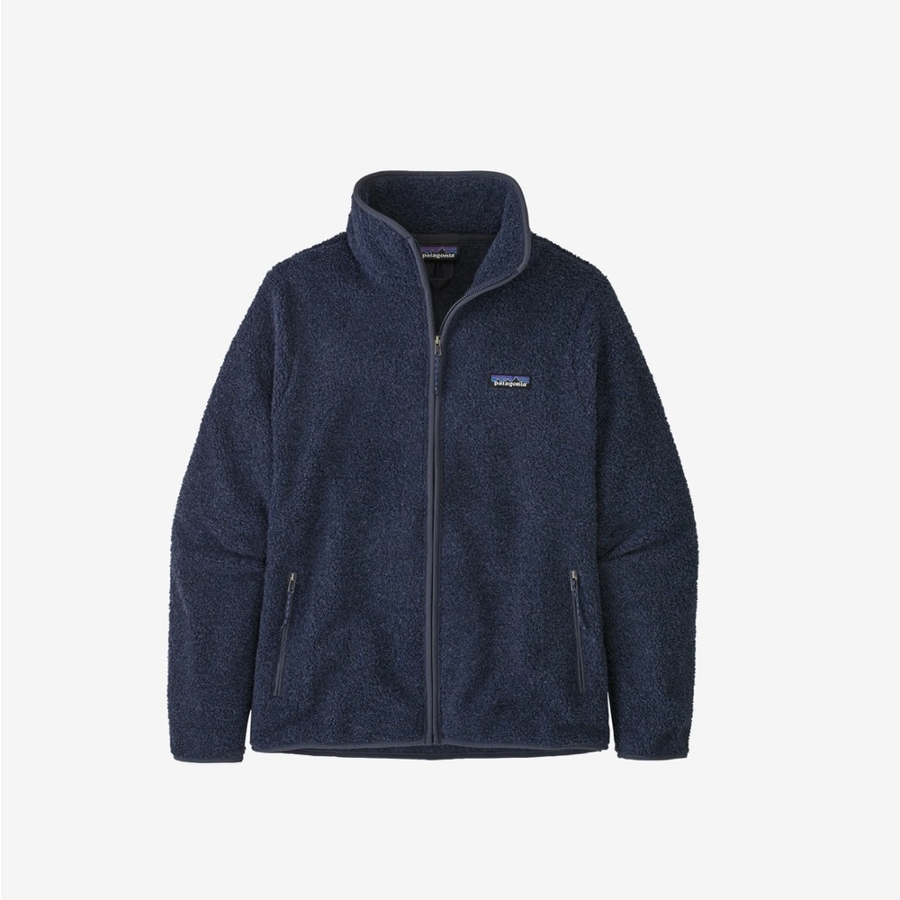 Patagonia W's Reclaimed Fleece Jacket Smoulder Blue M - NWOT